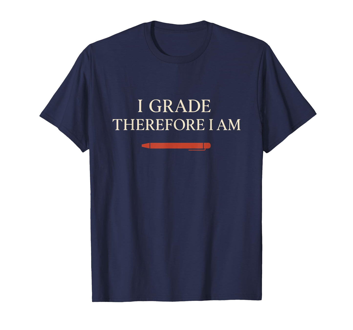 Red Pen Teacher Gift Classroom Humor School Staff Pride T-Shirt