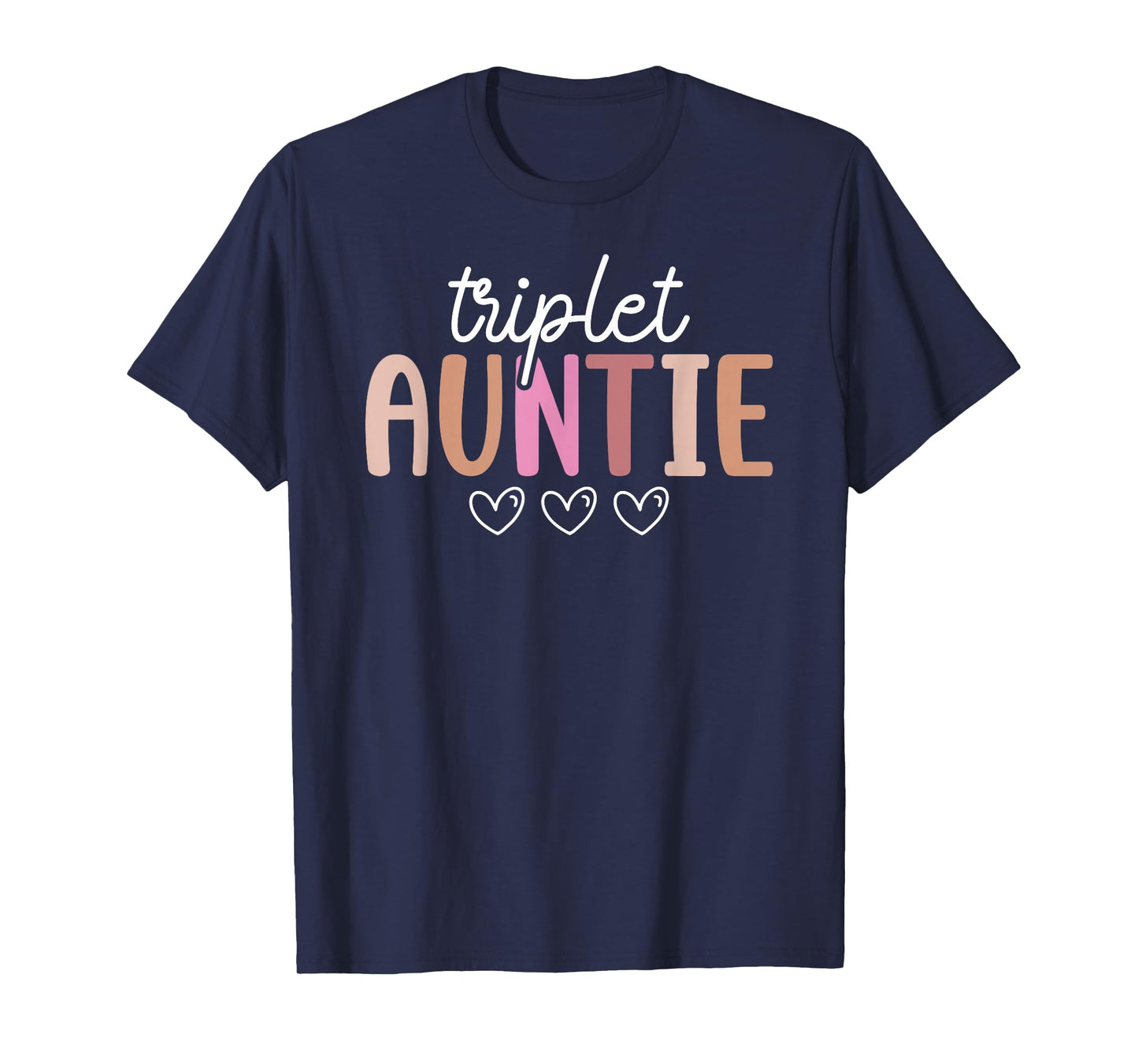 Triplet Auntie Proud Triplet Aunt of Triplets T-Shirt