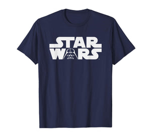 Star Wars A New Hope Darth Vader Icon In Logo T-Shirt