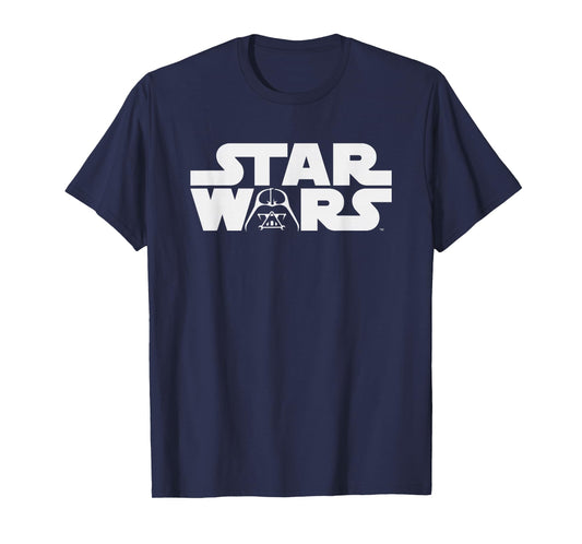 Star Wars A New Hope Darth Vader Icon In Logo T-Shirt