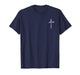 Just Jesus Cross Minimal Faith Design for Christian Moms T-Shirt