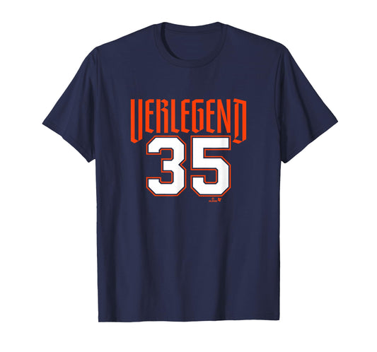 Justin Verlander - Verlegend - Detroit Baseball T-Shirt