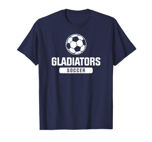 Gladiators Soccer for Elementary, Middle, and High Schools T-Shirt