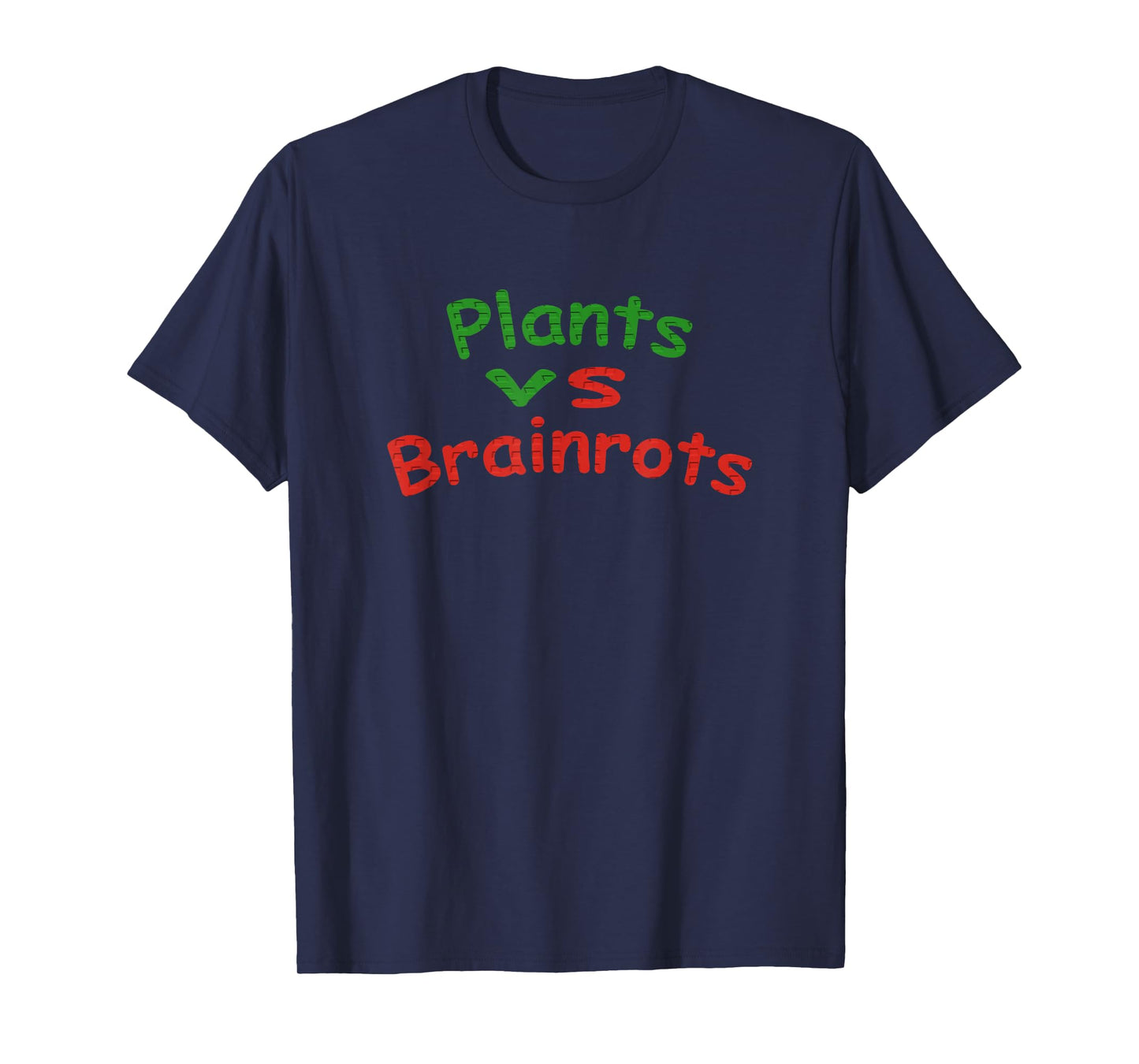 Plants vs Brainrots Funny Gamer T-Shirt