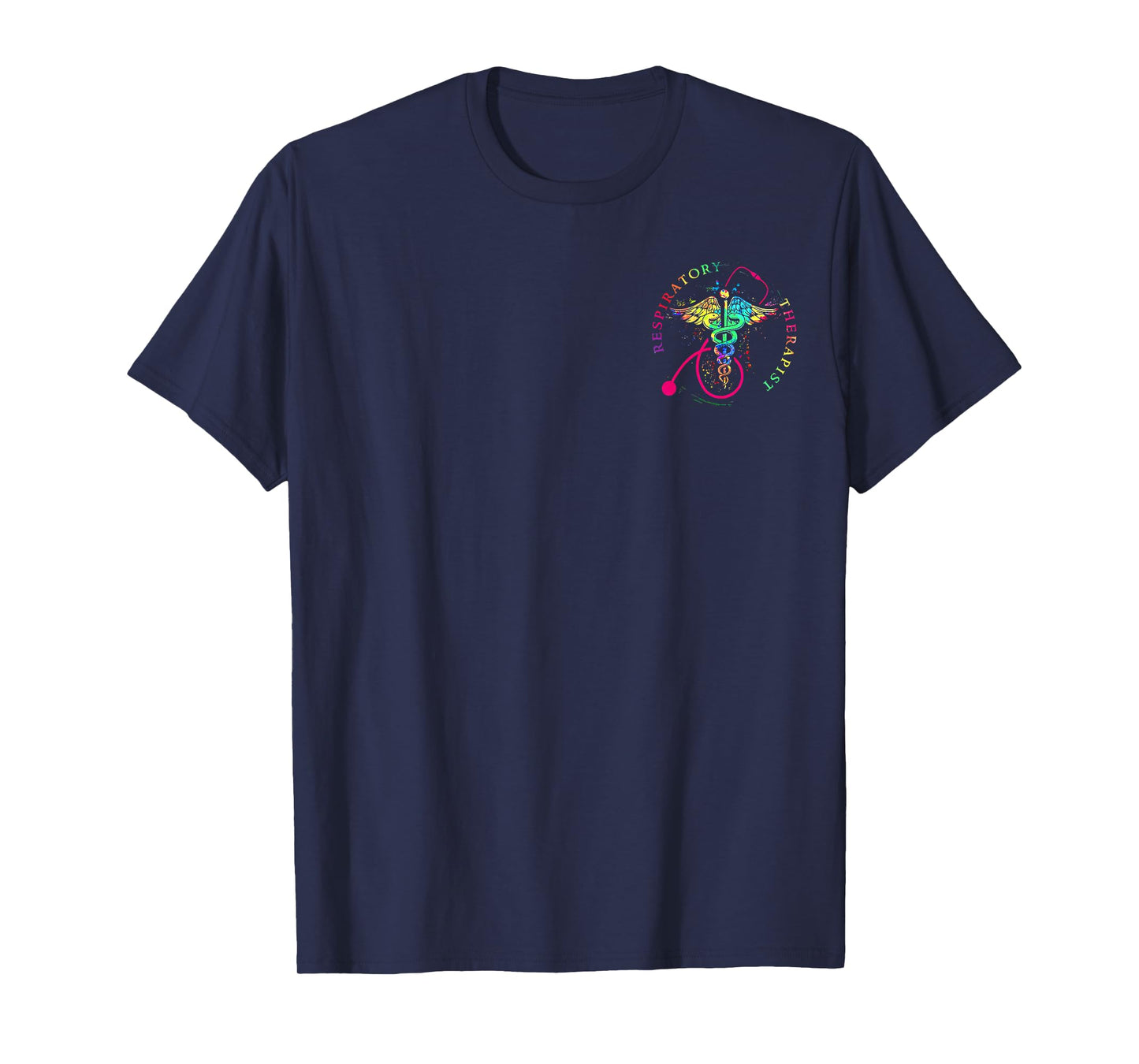 RT Respiratory Therapy Therapist Funny RT Care Pocket T-Shirt