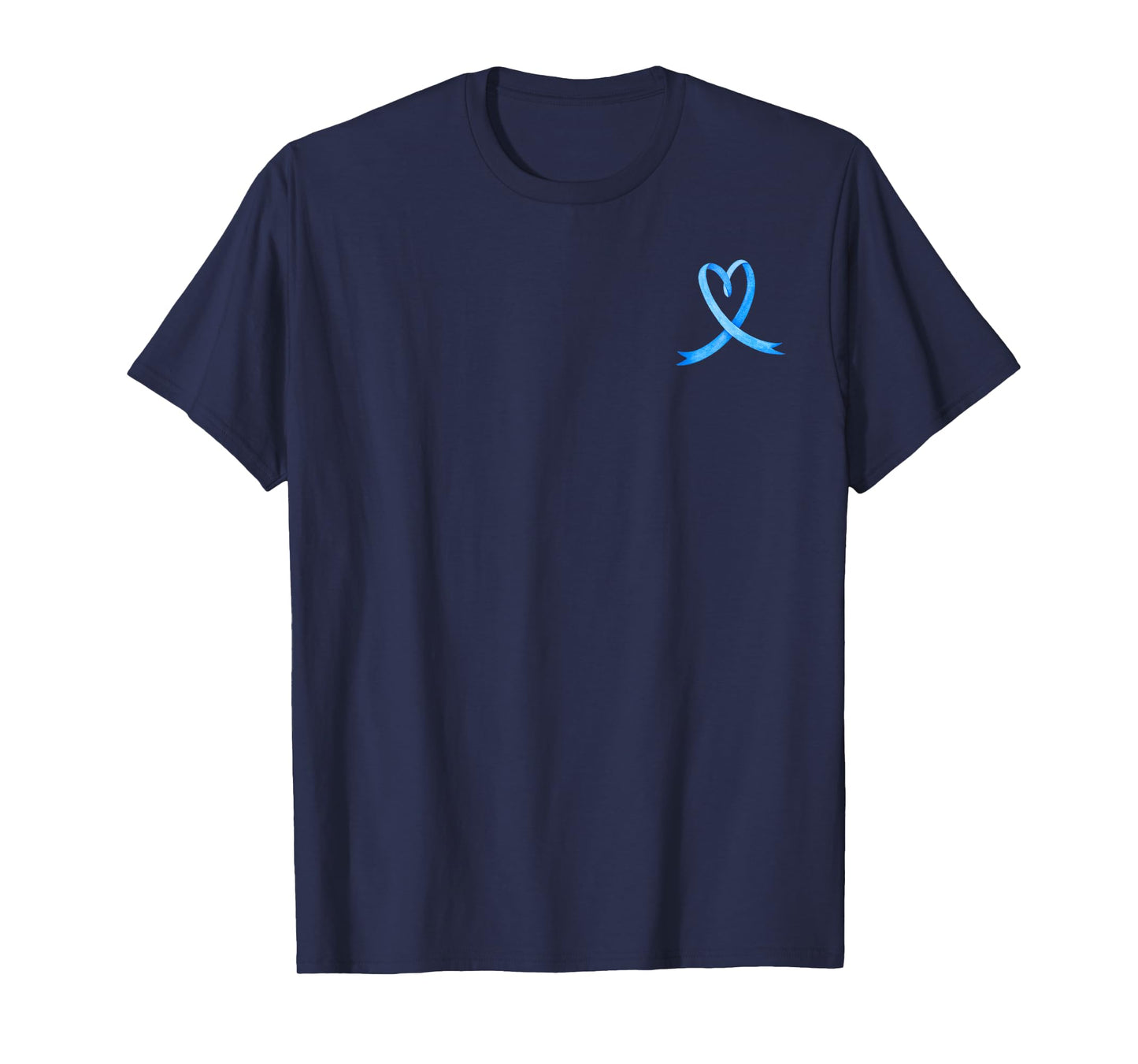 Cute Blue Ribbon Diabetes Awareness Women Men Kids T-Shirt