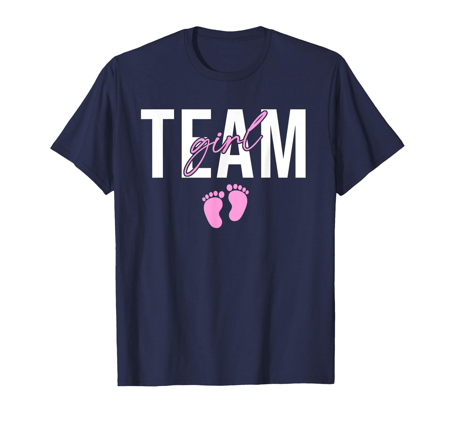 Team Girl 2026 Gender Reveal Baby Announcement Matching T-Shirt