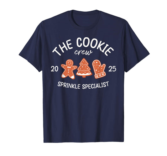 The Cookie Crew 2025 Sprinkle Specialist Christmas Matching T-Shirt