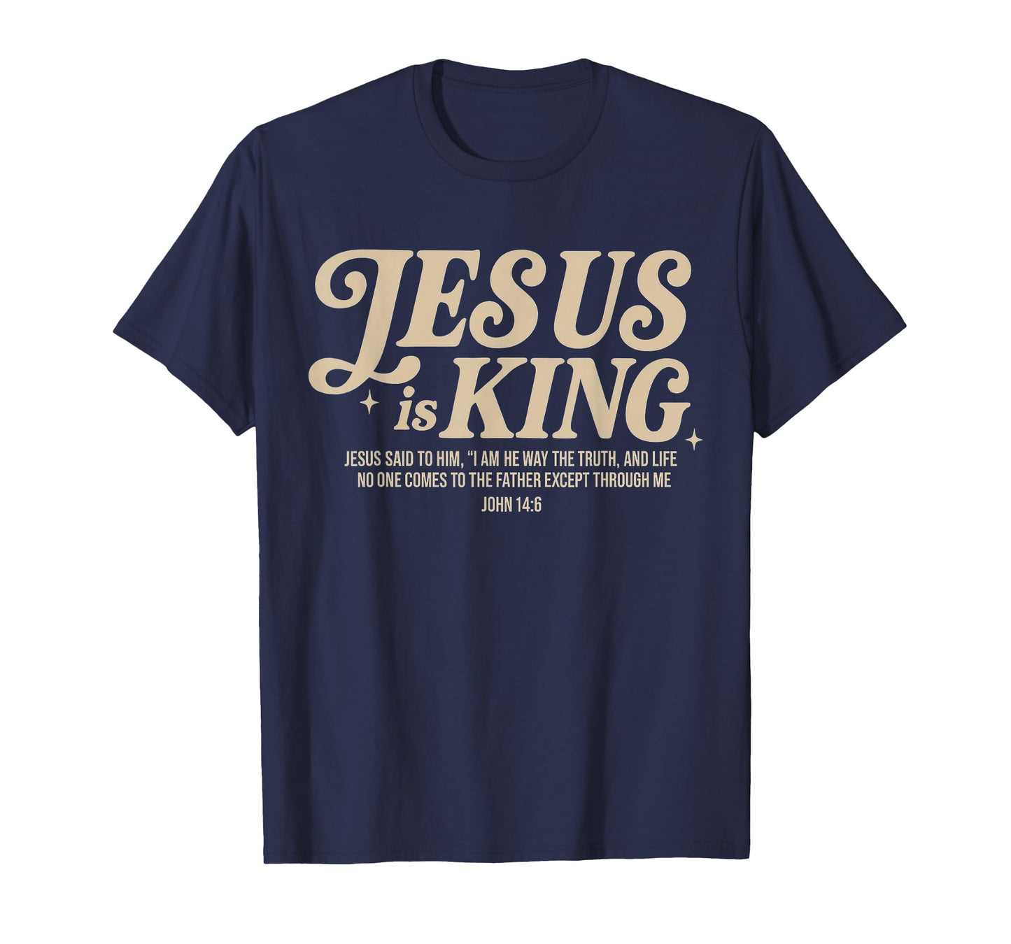 Vintage Retro Jesus is King Name Gift for Men Women Kid T-Shirt