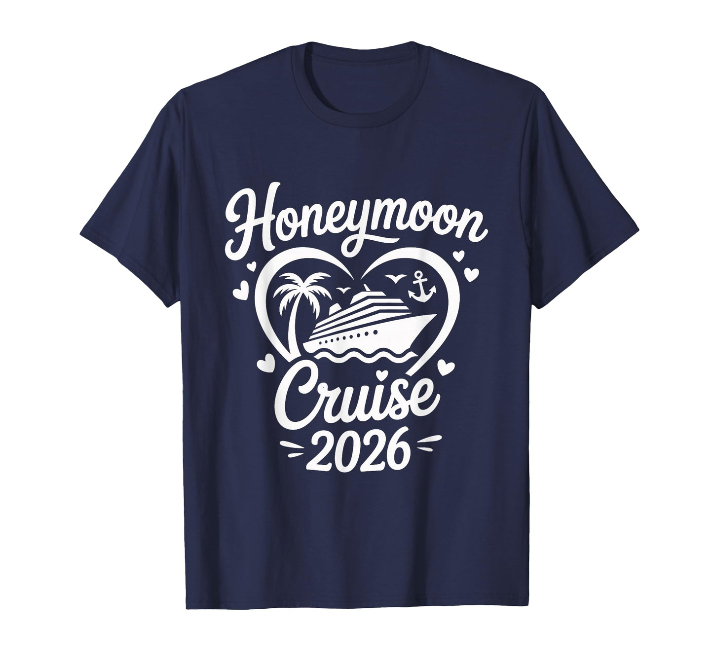 Honeymoon Cruise 2026 Married Couples Matching T-Shirt