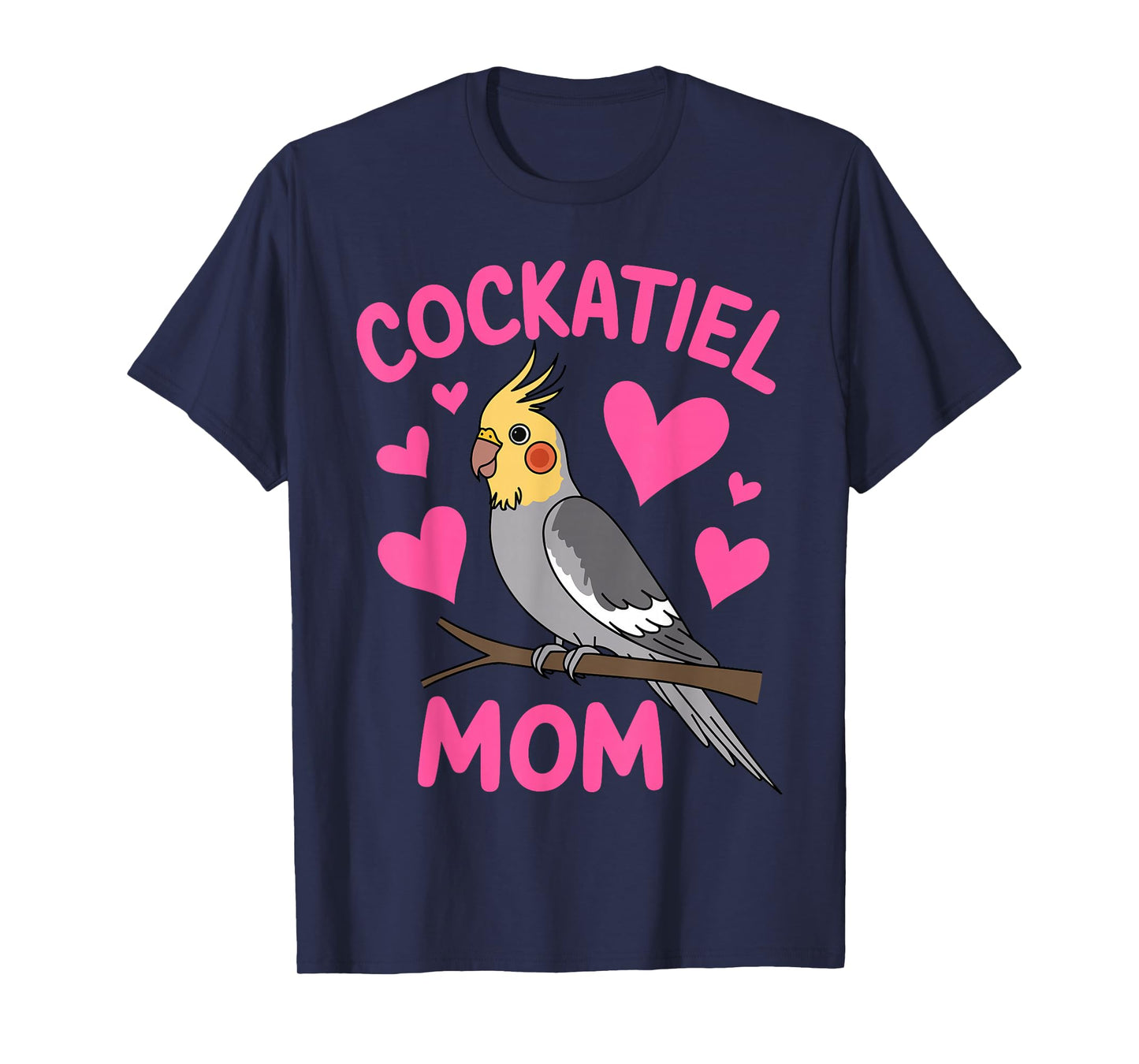 Cool Cockatiel Design for Women Girls Cockatiel Bird Lover T-Shirt