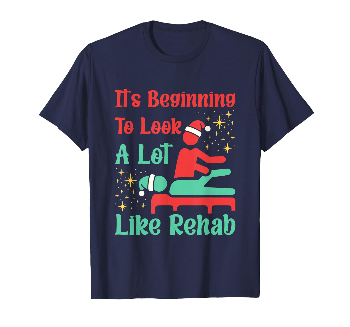 Funny Physical Therapist Therapy Christmas Xmas Holiday T-Shirt