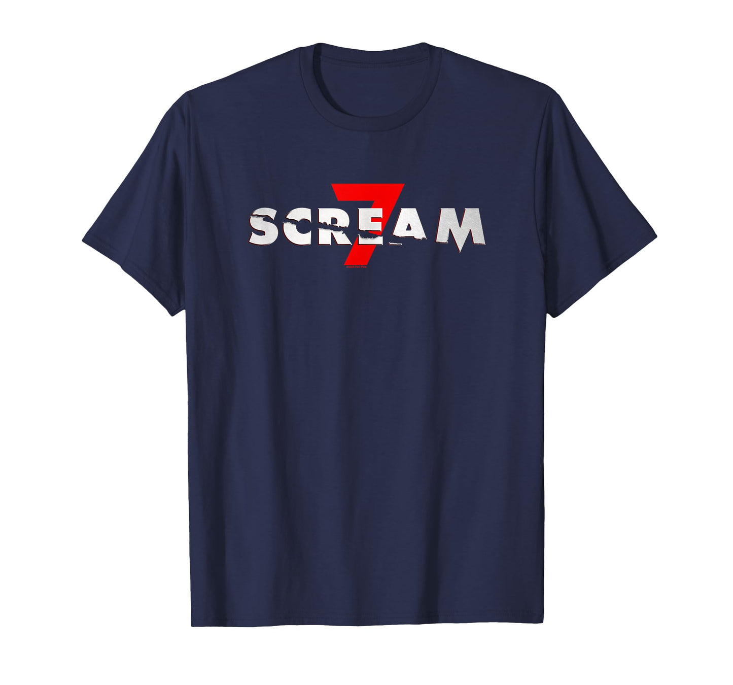 Scream 7 Logo Horror Movie T-Shirt