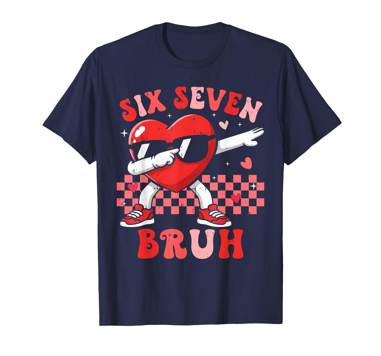 Six Seven 67 Meme Cool Valentine’s for Teens Boys Girls Kids T-Shirt