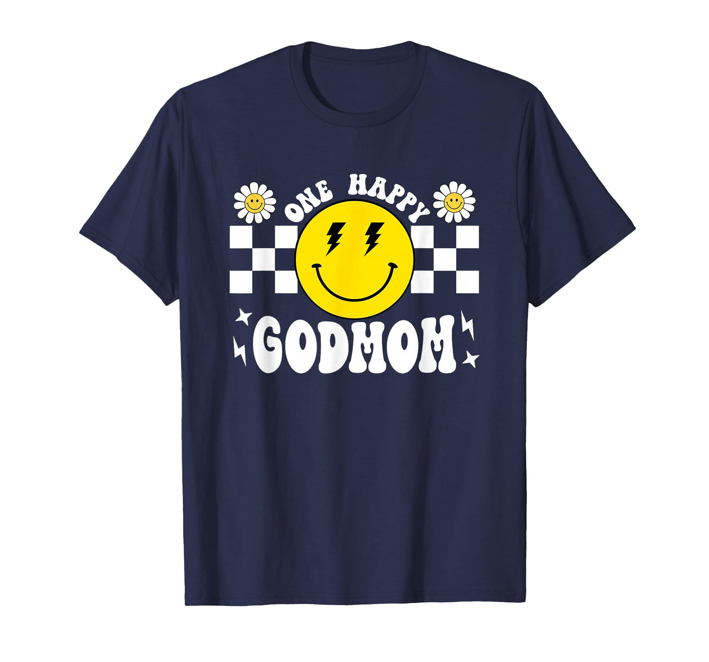 One Happy Dude GodMom 1st Birthday Family Matching T-Shirt