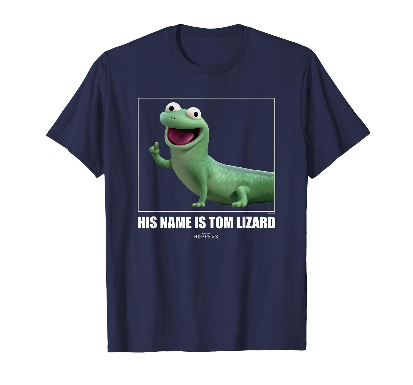 Disney Pixar Hoppers Tom Lizard Cute 3D Character Aesthetic T-Shirt