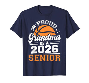 Proud Grandma of A 2026 Senior Basketball Graduation T-Shirt