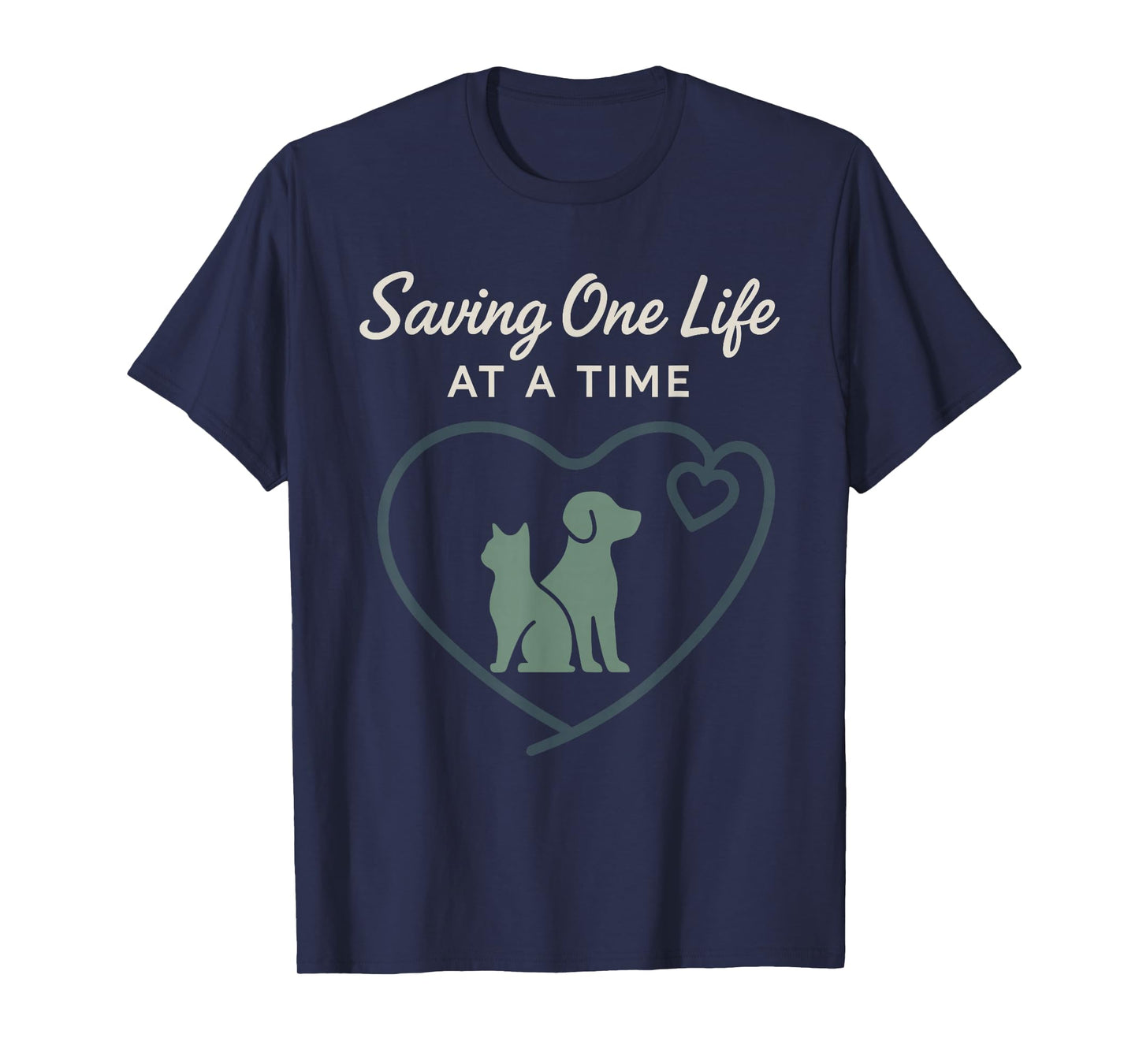 Animal Shelter Worker Animal Rescue Volunteer Humane Society T-Shirt