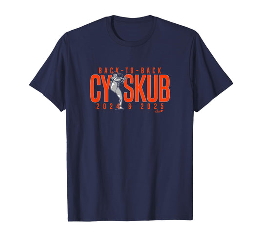Tarik Skubal - Cy Skub Back-to-Back - Detroit Baseball T-Shirt