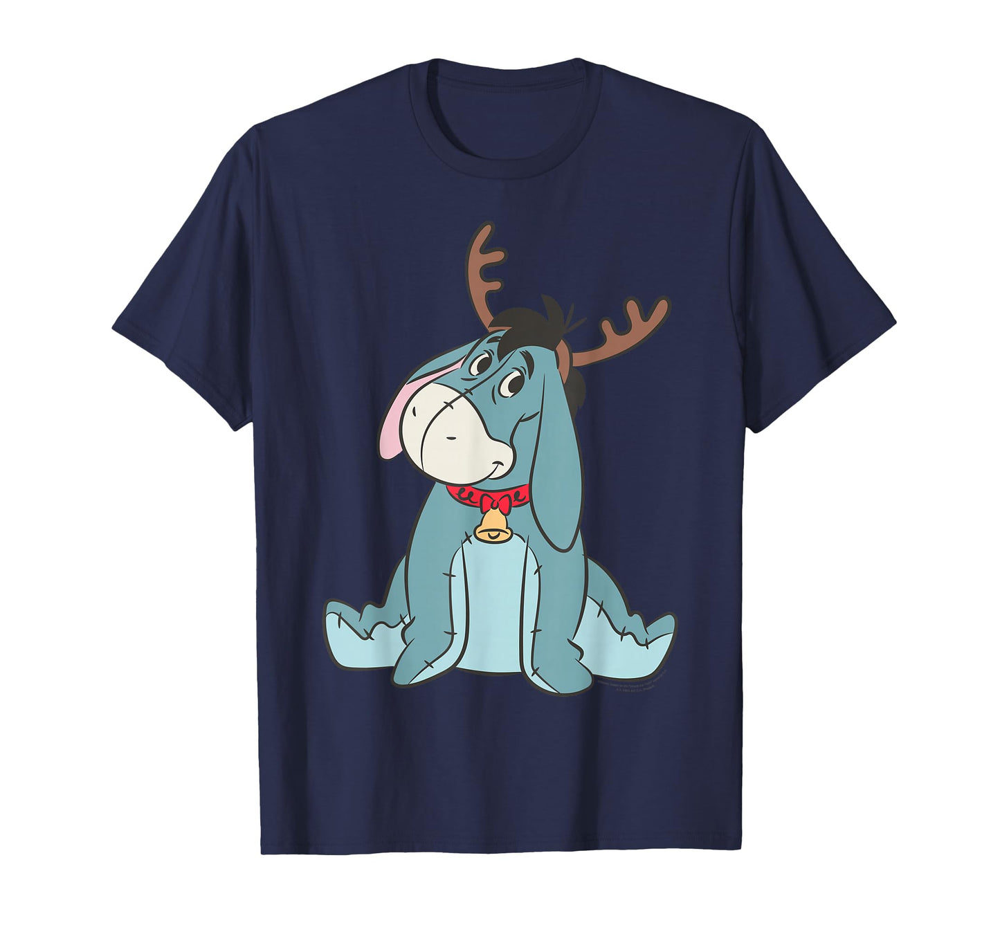 Disney Eeyore Christmas Reindeer Winnie The Pooh Holiday T-Shirt