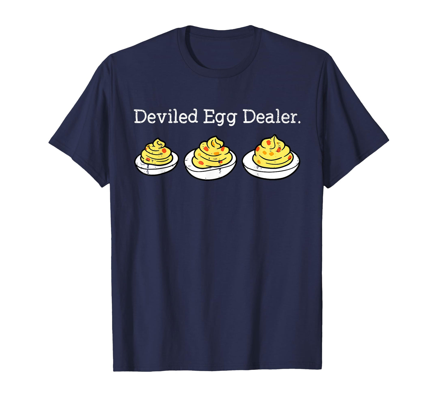 Retro Deviled Egg Dealer Funny Thanksgiving Dinner T-Shirt