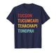 Tucson Tucumcari Tehachapi Tonopah Retro Americana Travel T-Shirt