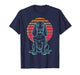 Basset Hound Lover Dog Owner Retro Synthwave 80s T-Shirt