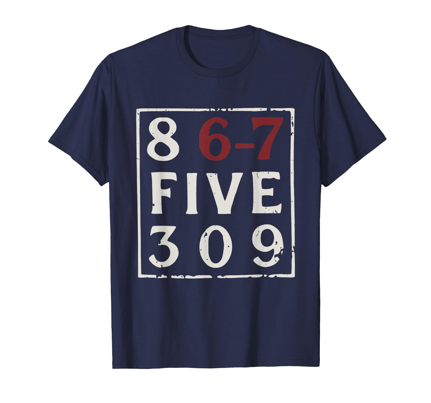 Vintage 80's Music 86-75309 Jenny 8675309 Six Seven 67 Meme T-Shirt