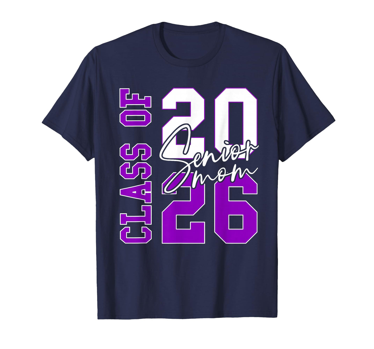 Senior 2026 Class of 2026 Purple Graduation 2026 Senior 26 T-Shirt