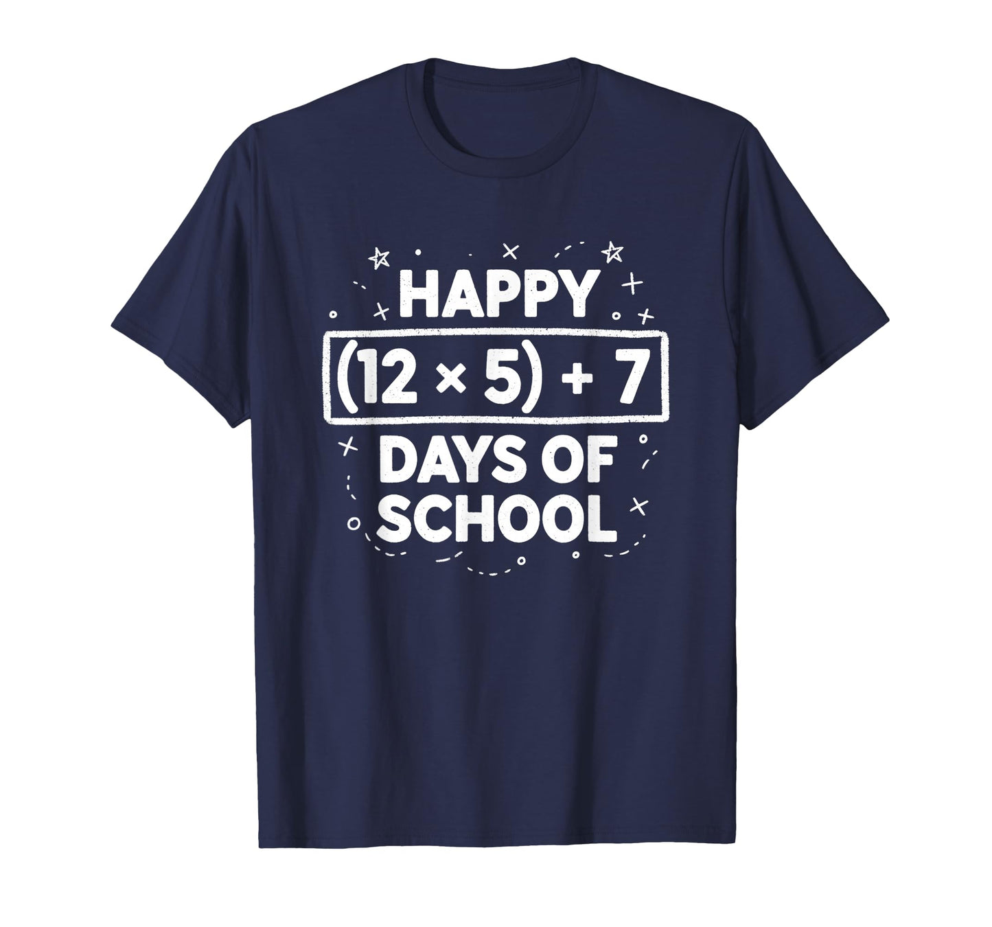 Happy 67th Day of School Teacher Student Boys Girls Math T-Shirt