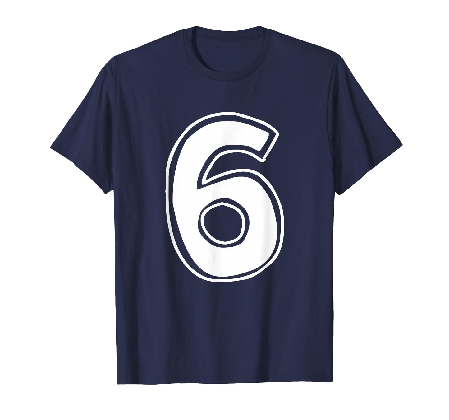 Number 6 Six Seven 6 7 Meme 67 Funny 6th Birthday 6 Years T-Shirt