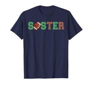 Sister of The 1 Year Old Football First Birthday Boy Family T-Shirt