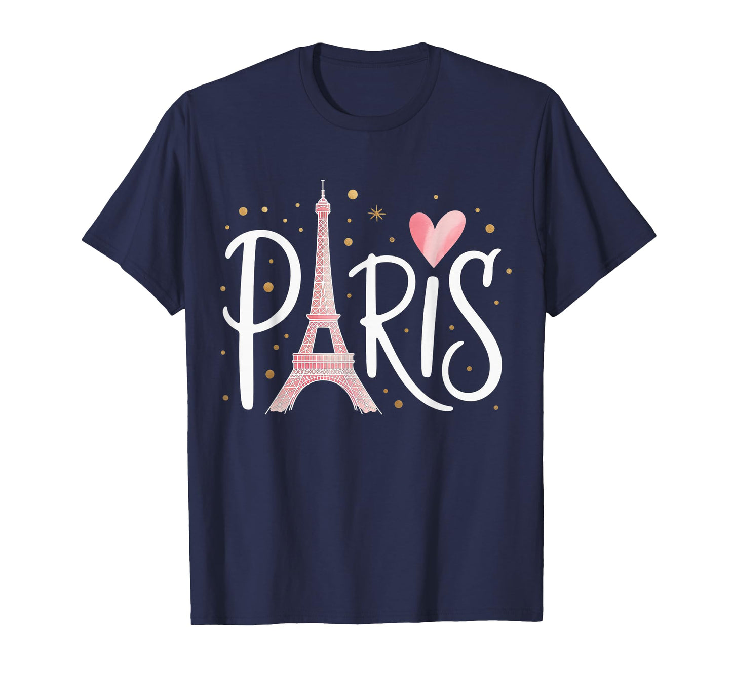 Eiffel Tower Paris Girls Guys Travel Holiday France Souvenir T-Shirt