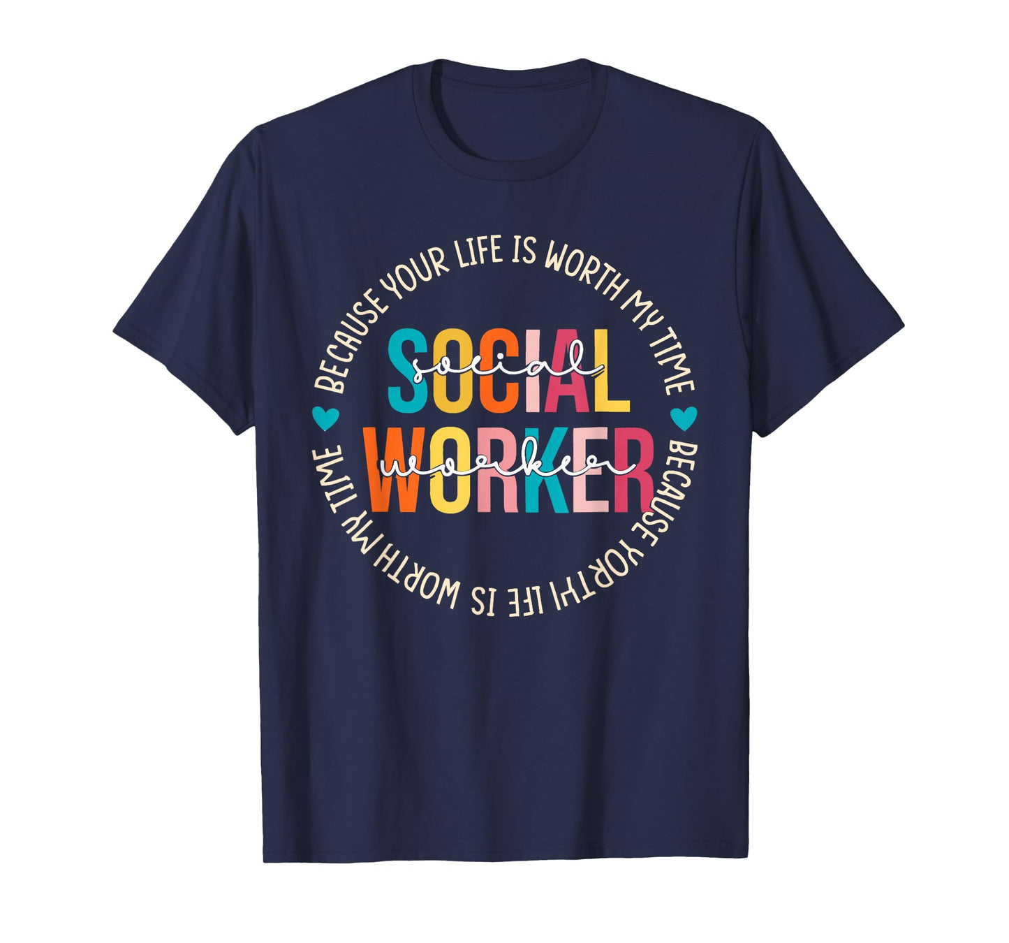 Advocate Support Empower Social Worker Social Work Month T-Shirt