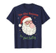 Retro Santa Claus Bubble Gum Tis The Season to Get Jolly T-Shirt