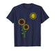 Funny Pi Day Sun Flower 3.14 Pi Number Math Teacher Kids T-Shirt