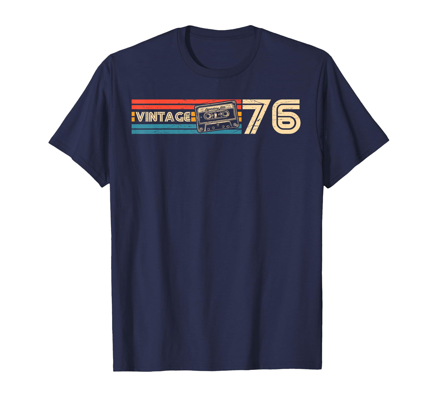 50th Birthday Retro Vintage 1976 Men Women T-Shirt