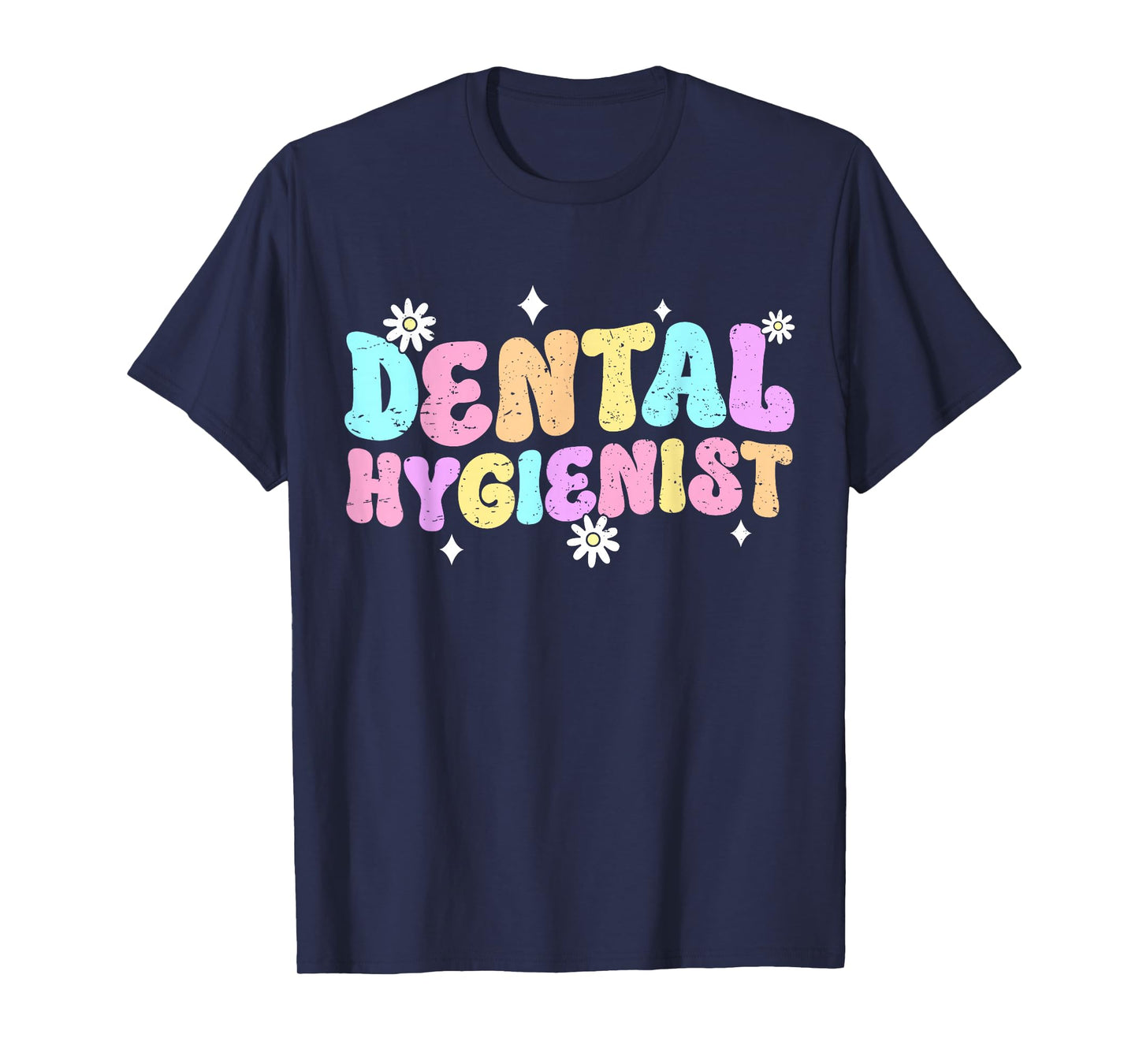 Retro Dental Hygienist Dental Health Appreciation Womens T-Shirt