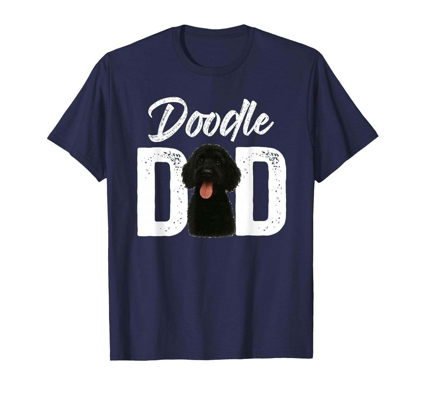 Black Goldendoodle Dad Black Doodle Owner T-Shirt
