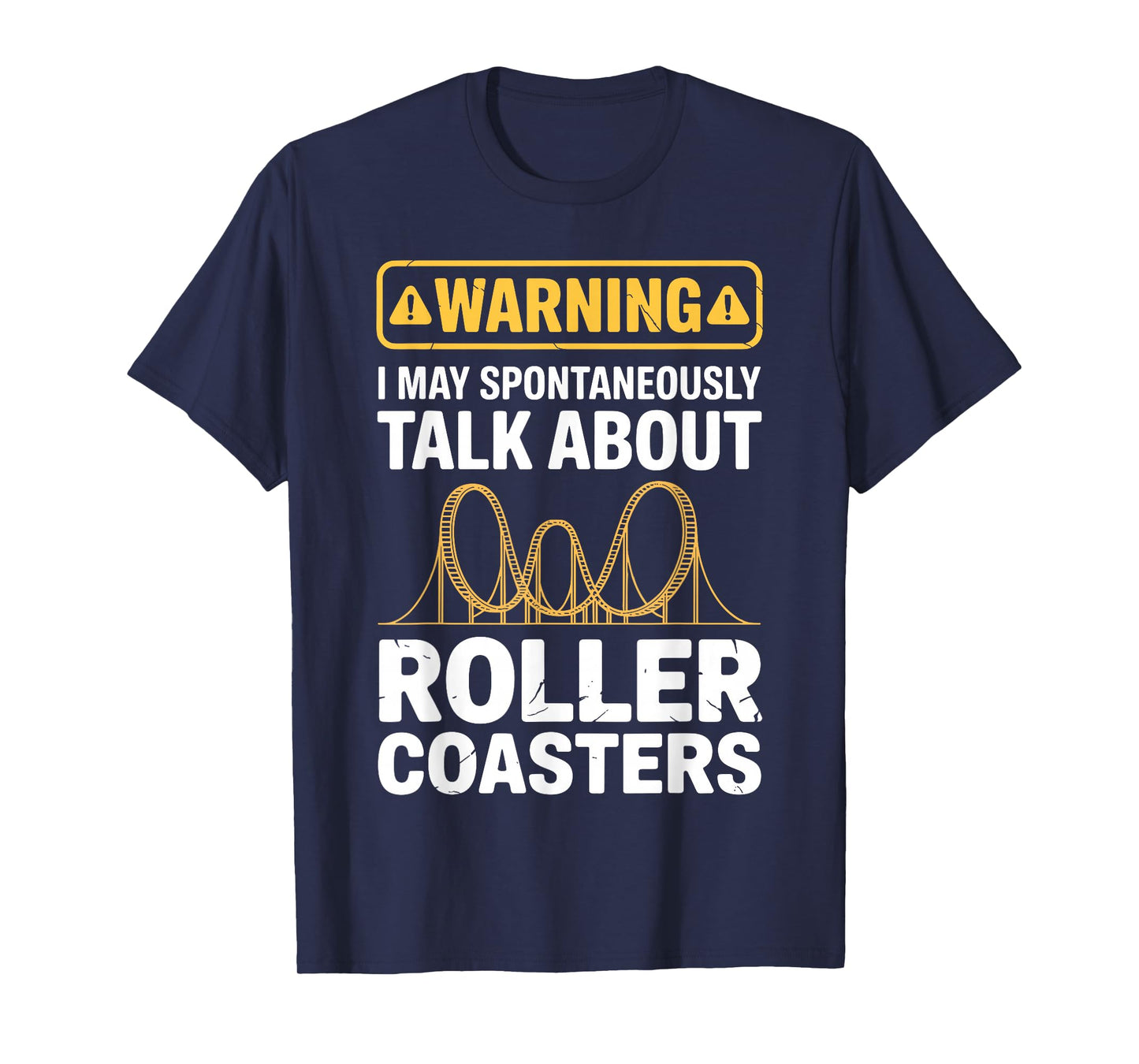 Roller Coaster Art for Men Women Roller Coaster Enthusiast T-Shirt