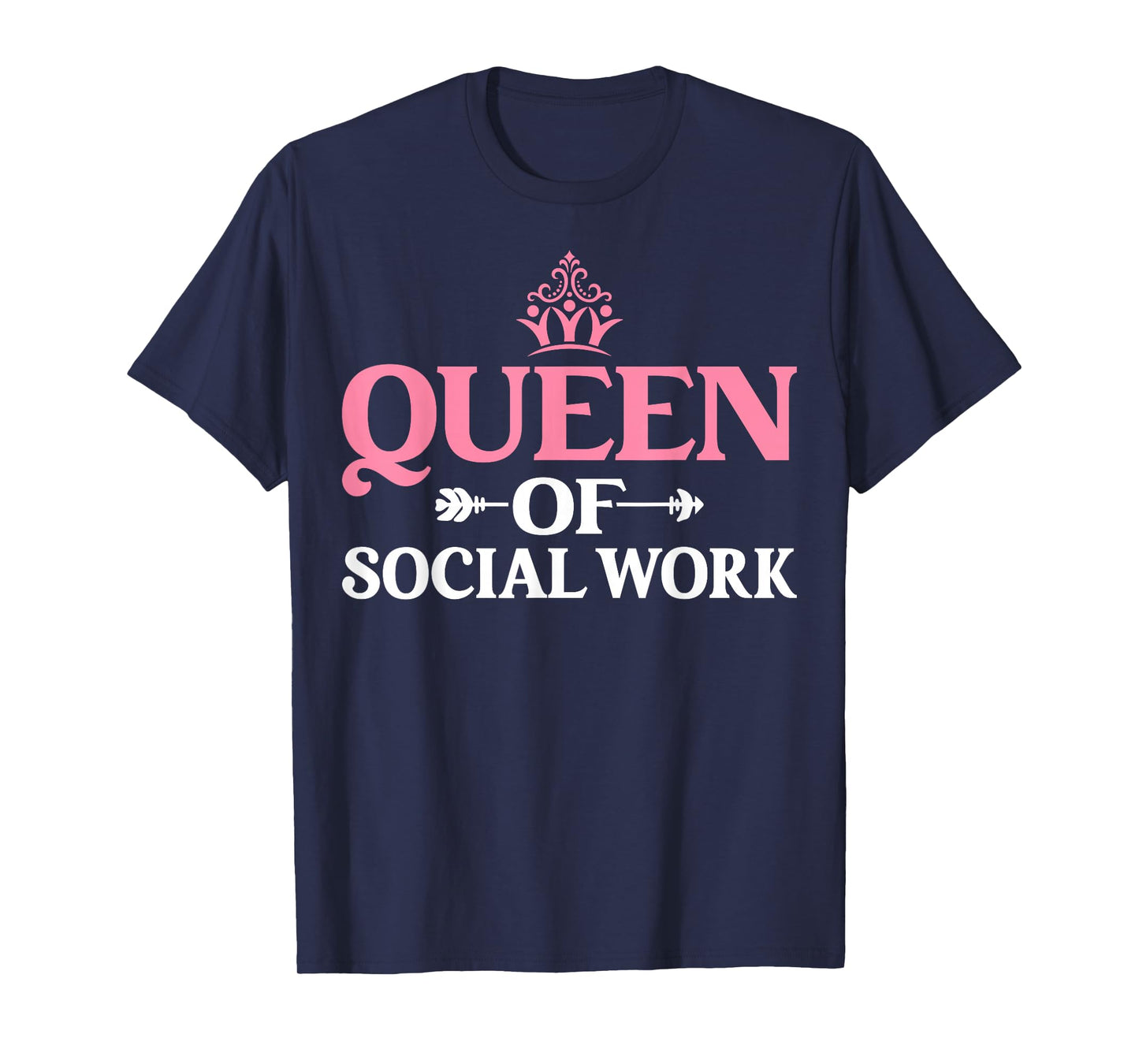 Queen of Social Work Crown Social Worker Women T-Shirt