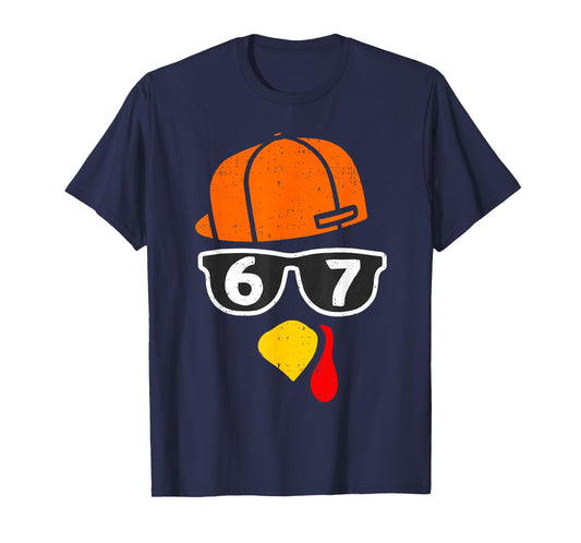 6 7 Six Seven Turkey Gen Z Alpha Meme Slang Teens Boys Kids T-Shirt