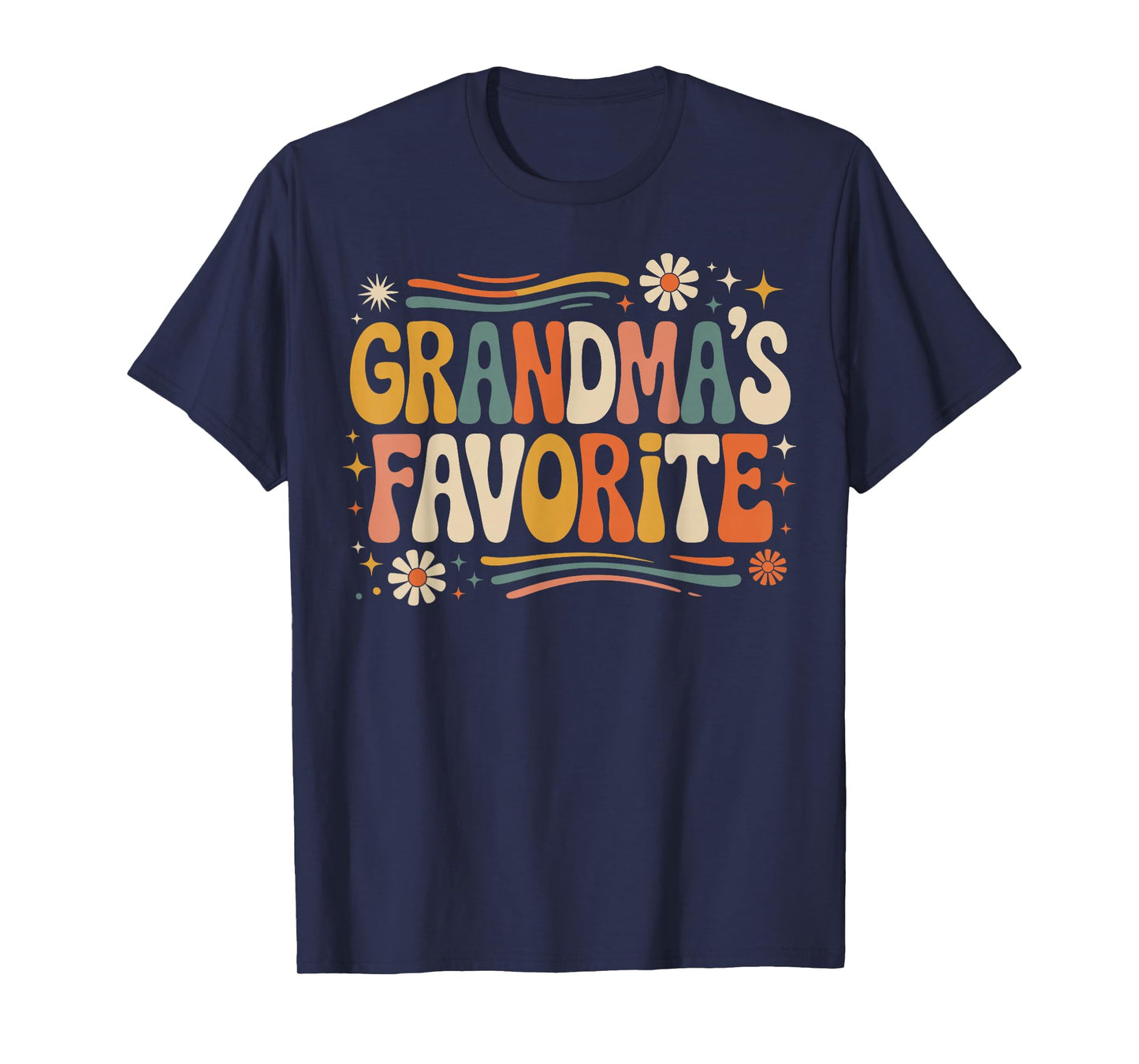 Grandmas Favorite Funny Grandparent Grandchild Vintage Humor T-Shirt
