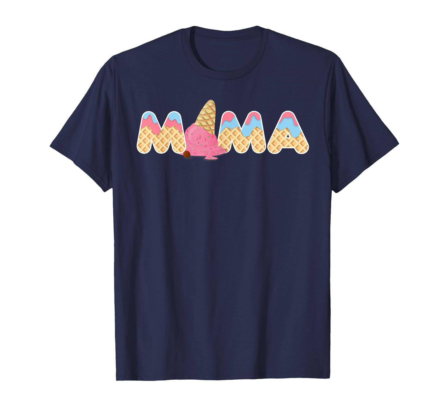 Ice Cream Mama 1st Birthday Matching Family T-Shirt