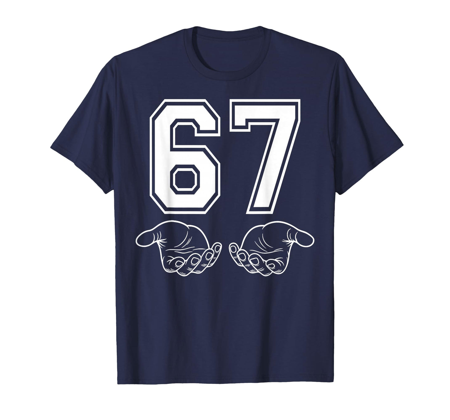 Funny 67 Meme Costume Six Seven Halloween Gen Z T-Shirt