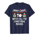 Most Likely to Watch All The Christmas Movies Xmas Family T-Shirt
