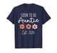 Aunt Pregnancy Announcement to Sister Soon to Be Auntie 2026 T-Shirt