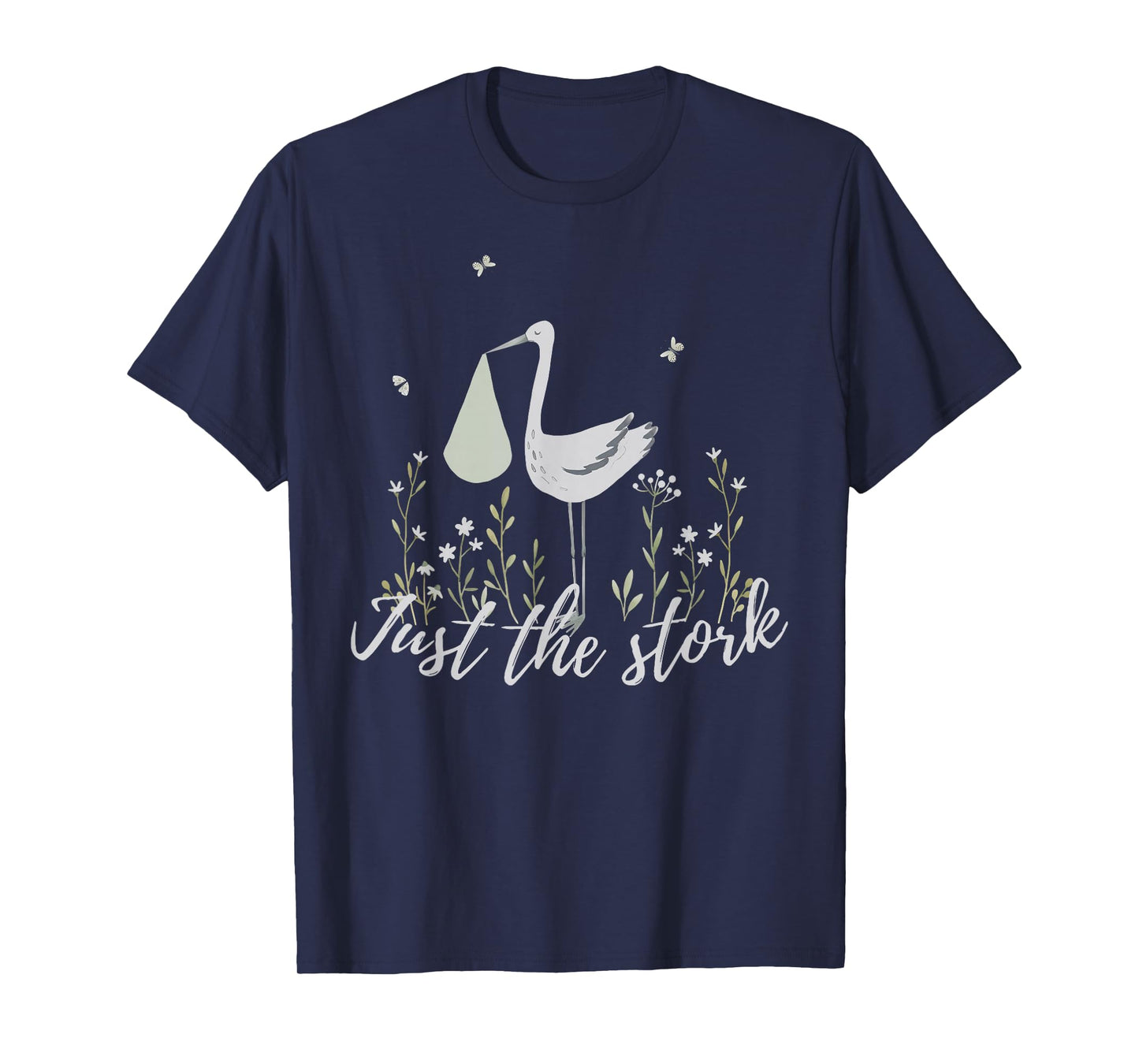Just The Stork Cute Stork Surrogate Gestational Carrier T-Shirt