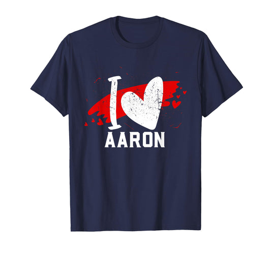 I Love Aaron T-Shirt I Heart Aaron T-Shirt