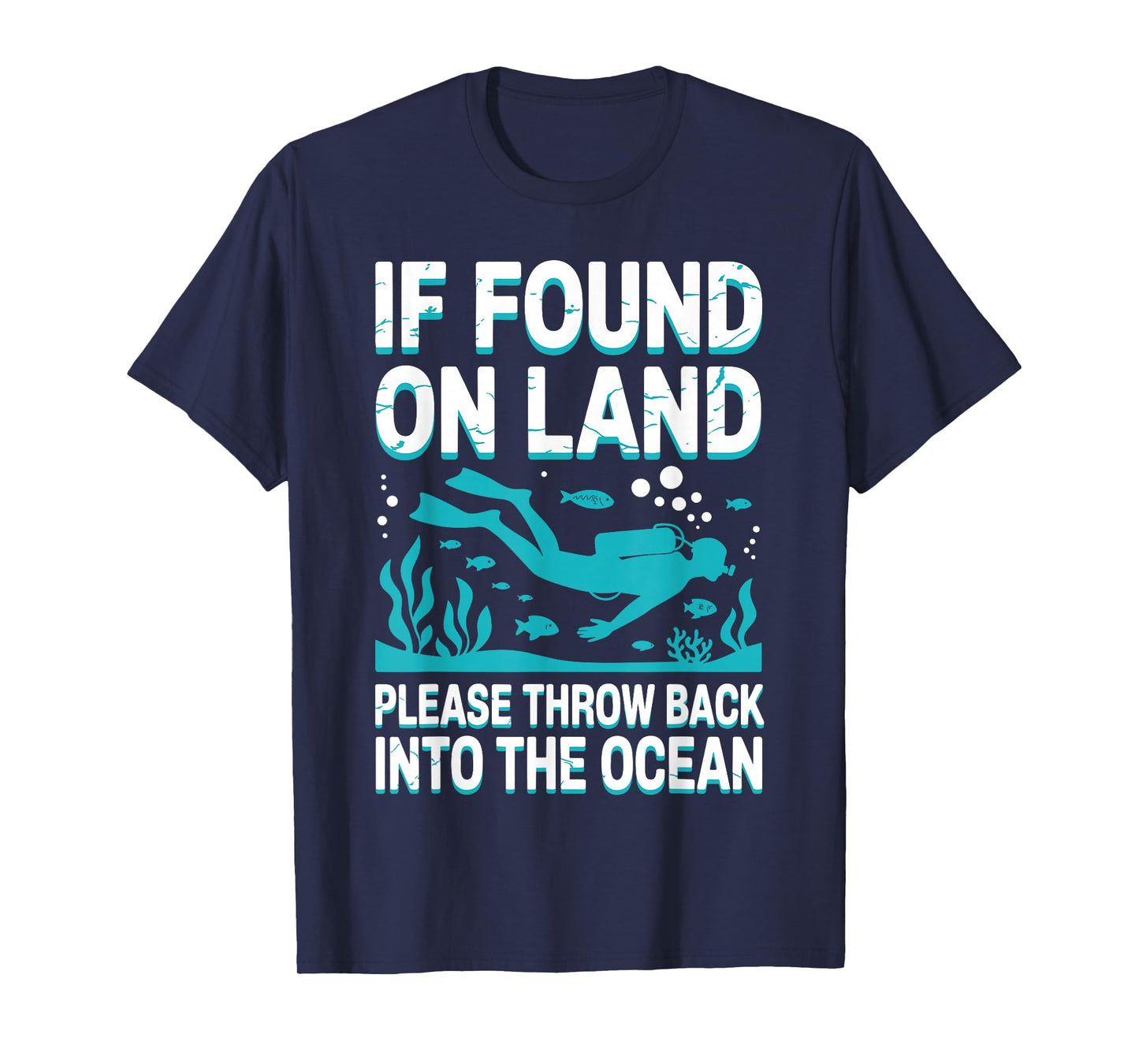 Funny Scuba Diving Art for Men Women Scuba Dive Scuba Diver T-Shirt